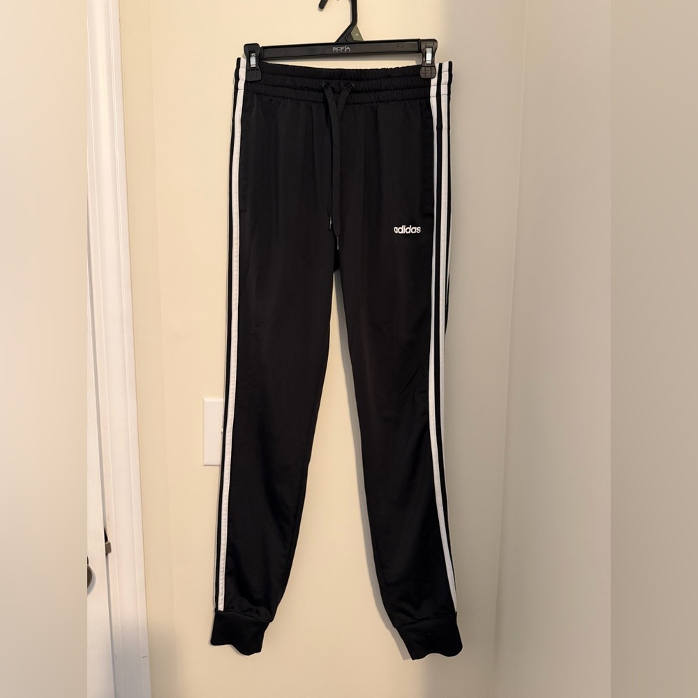 Adidas Black 3-Stripe Jogger Sweatpants Primegreen Size Small